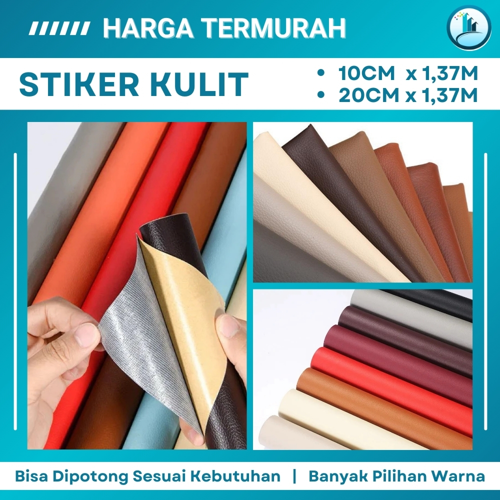 Stiker Kulit Kursi Sofa Ruang Tamu Perbaikan Jok Motor Setiker Kulit Leather Repair Berperekat Lebar