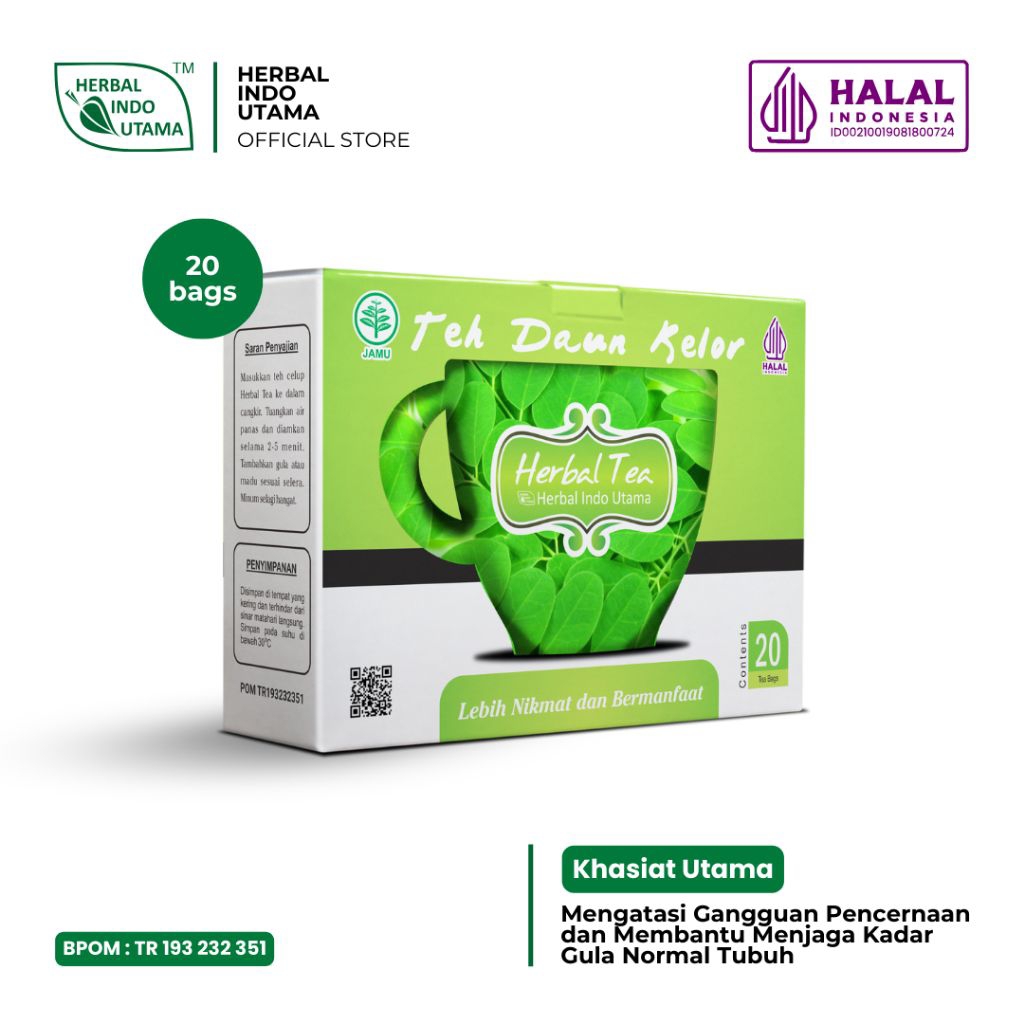 

TEH DAUN KELOR Atasi Gangguan Pencernaan Herbal Indo Utama