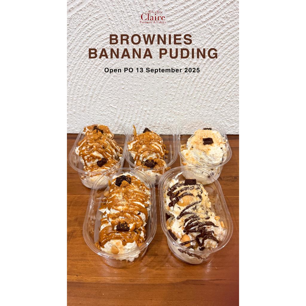 

Brownies Banana pudding