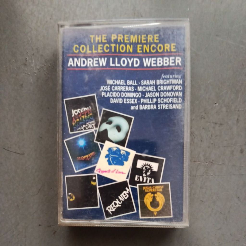kaset lagu The Premiere Collection Encore Andrew Lloyd Webber