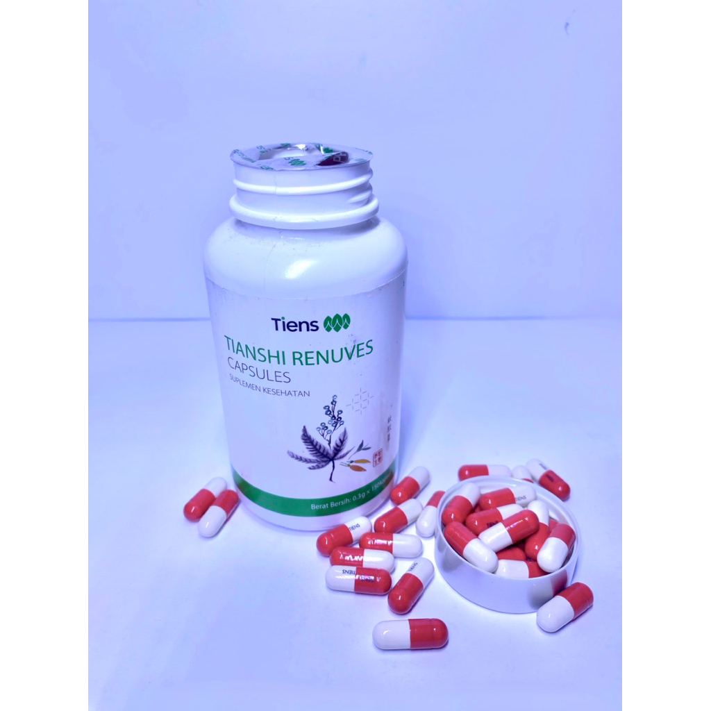 ECERAN PER 1 KAPSUL Tianshi Renuves Capsules 1 Botol Segl Isi 150 Kapsul & Eceran Tiens Renves Kapsu