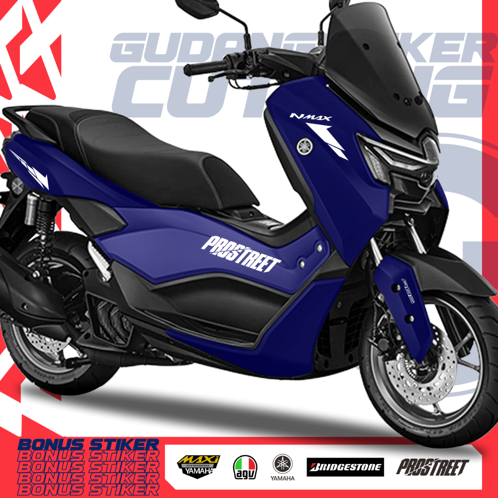 STRIPING CUTTING NMAX NEW NEO TURBO 2025 STIKER LIS PROSTREET STICKER LIS SIMPEL KEREN SKOTLET
