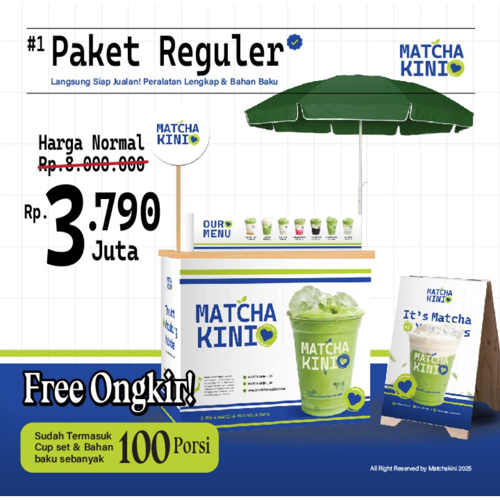 

MATCHA KINI FRANCHISE MINUMAN TERLARIS 2025