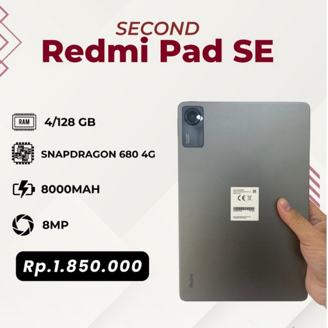 Redmi Pad Se 4/128 Gb Second