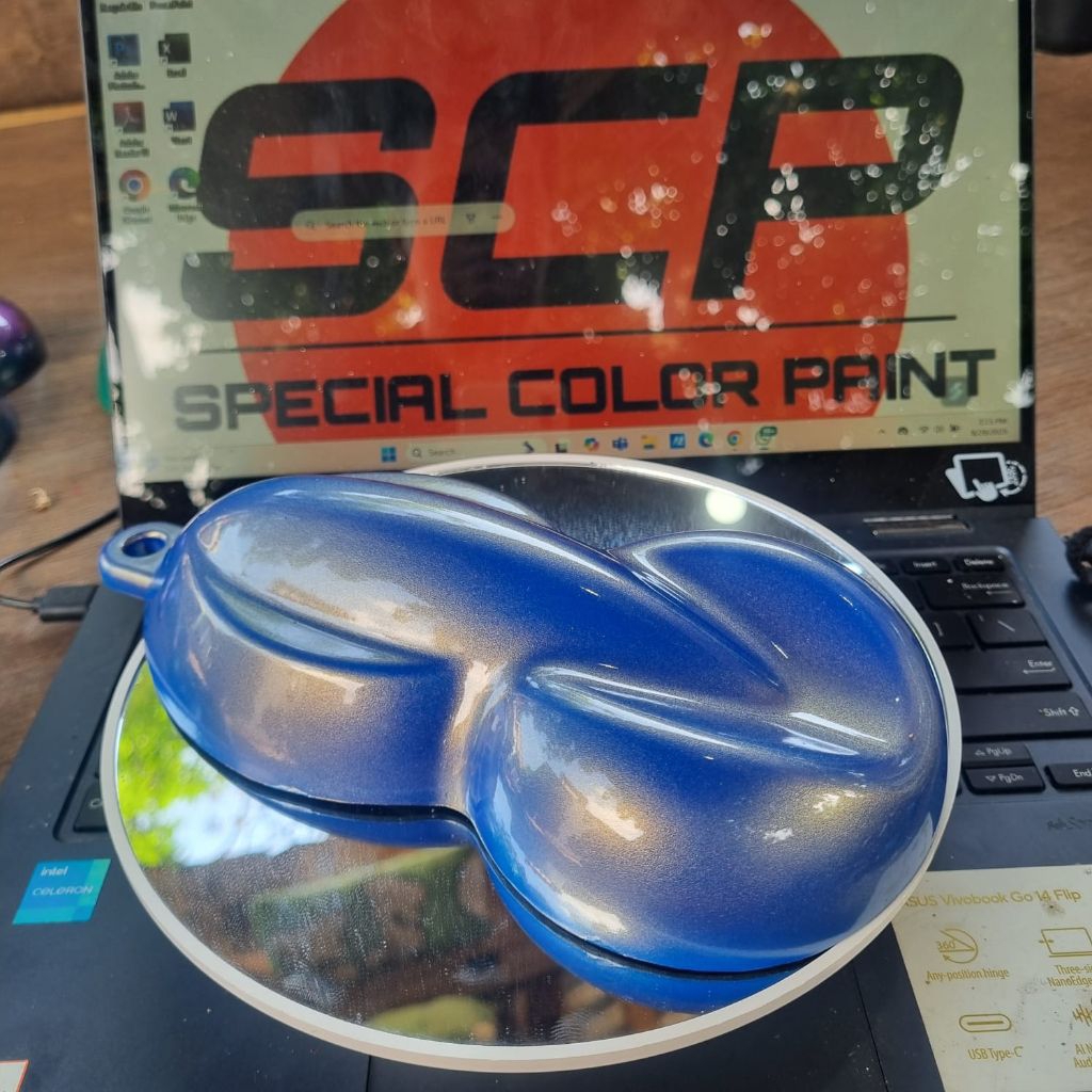 

Cat Blue metalik gold 200ml Blue-gold