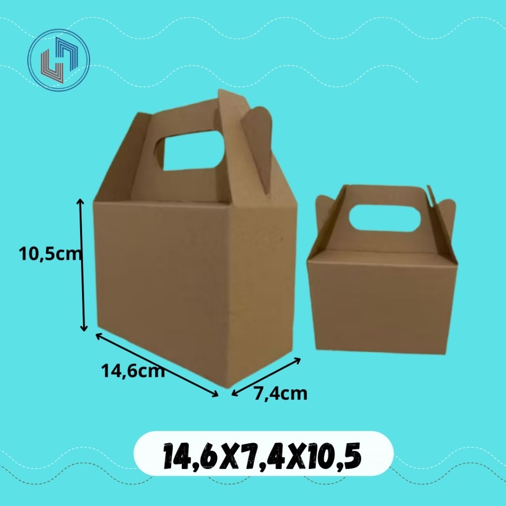 

Kardus Box Jinjing 14,6x7,4x10,5 Gable Box