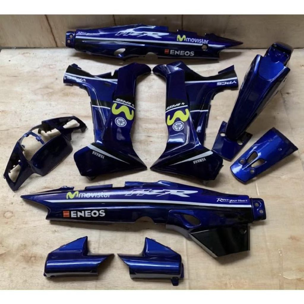 Fullset Body Halus Fizr Movistar Biru Tua Body Set Yamaha F1zr Movistar Biru Tua