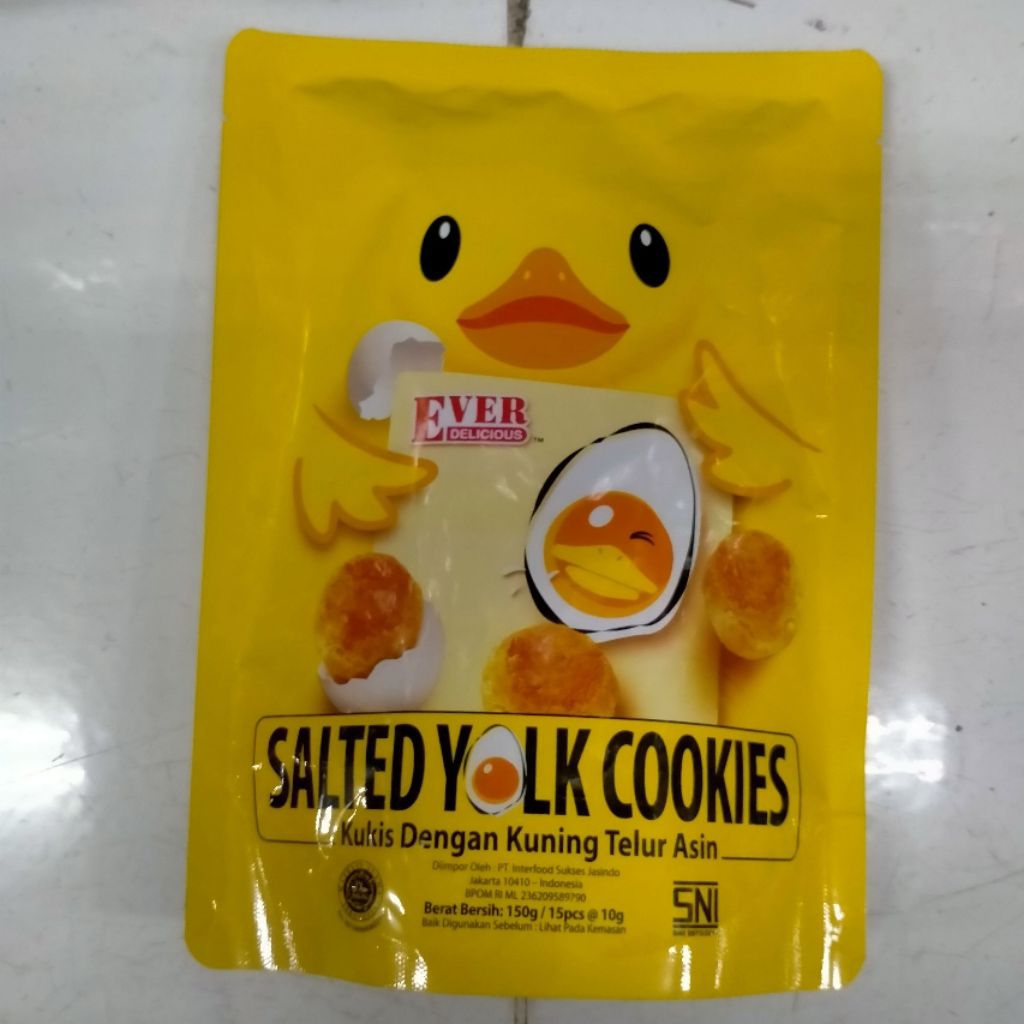 

Ever Salted Yolk Cookies kukis Telur Asin 150Gr Product Of Malay