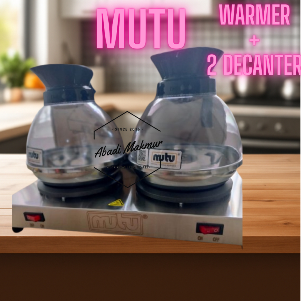 Coffee / Tea Warmer + 2 Decanter packet MUTU