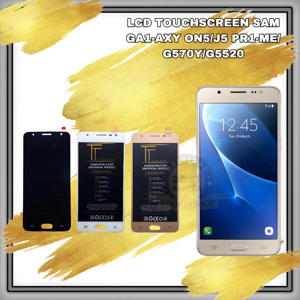 LCD TOUCHSCREEN SAM GALAXY ON5/J5 PRIME/G570Y/G5520 BLACK ORIGINAL BARU