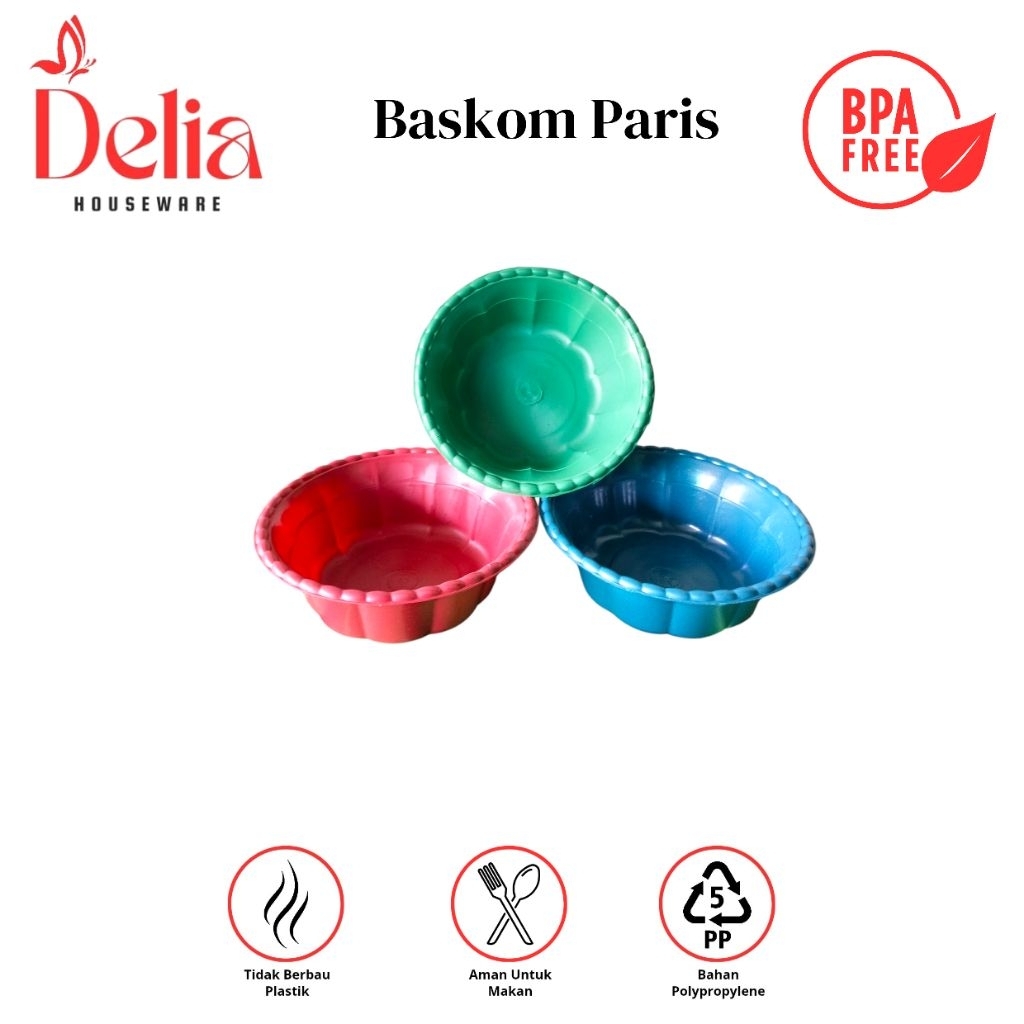 (Paket 12 PCS) Baskom Paris/Brazil -Ember Berkatan - Baskom Hajatan - Baskom Berkatan Plastik