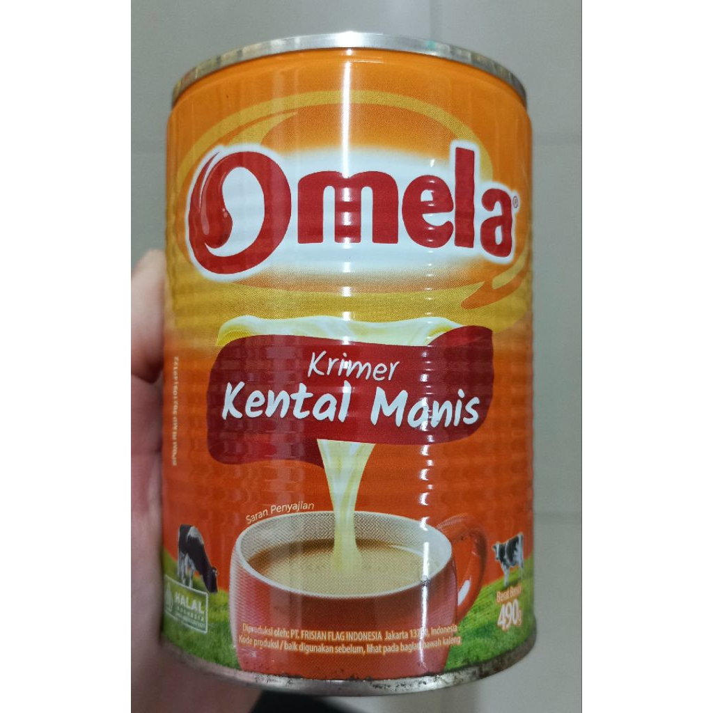 

Susu Kental Manis Omela 370gr & 490gr Kaleng - SKM Putih untuk Baking, Kue, Kopi, Minuman - Susu Kental Manis Kaleng Murah