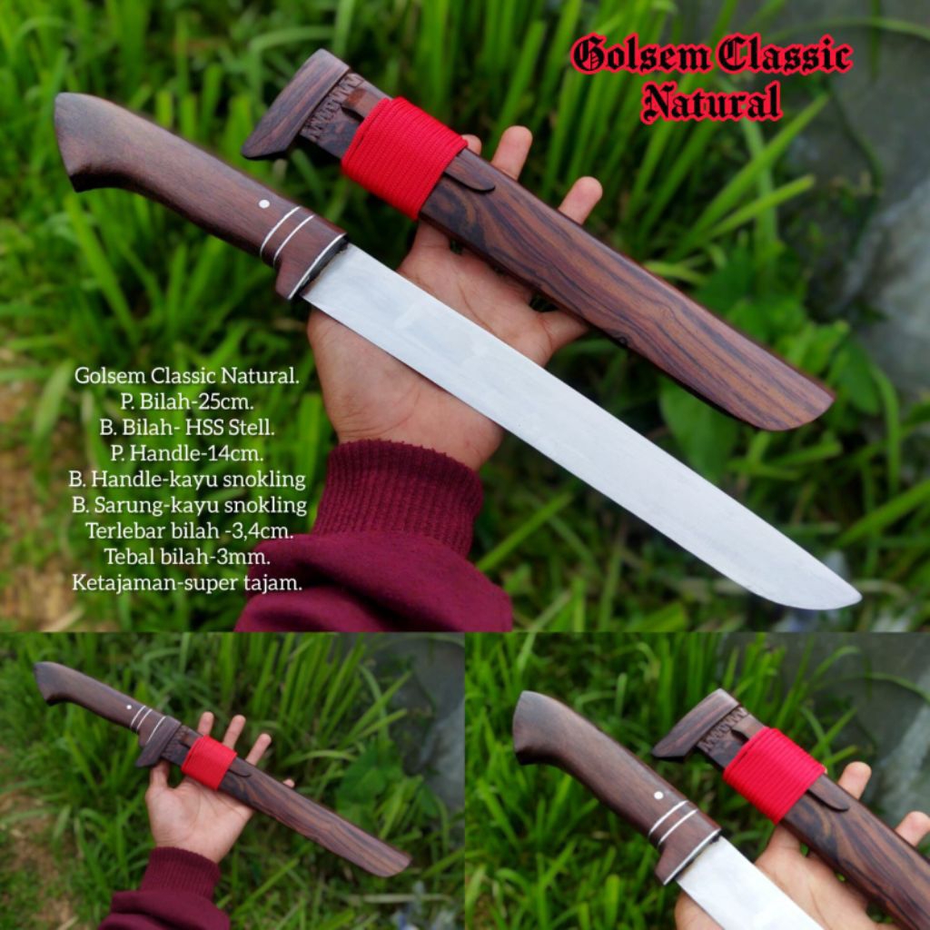 pisau hss bilah 25 cm kualitas premium