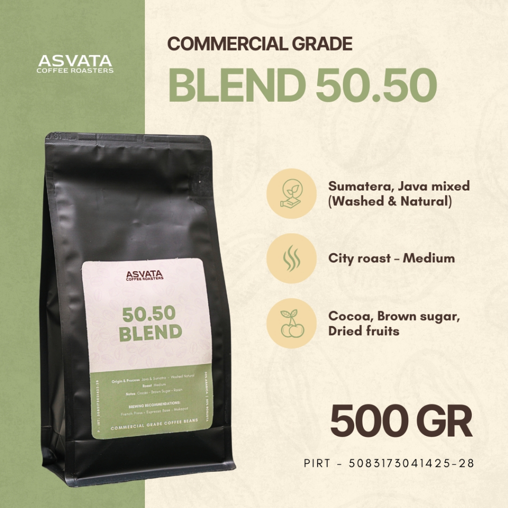 

Biji Kopi 50.50 500 Gram Commercial Grade Arabica Robusta