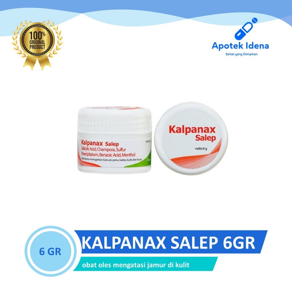 KALPANAX SALEP ANTI JAMUR 6 GR SALEP OBAT JAMUR KUTU AIR/KUDAS/KURAP