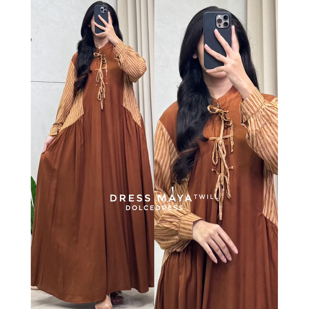 Daster Arab Dolce MAYA Gamis Rayon By Dolce Dress Ori