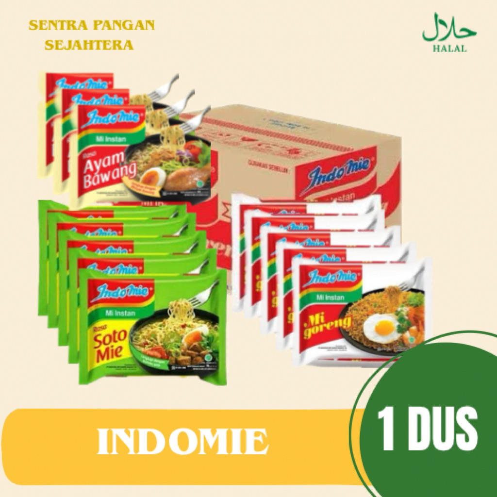 Indomie 1 Dus | Indomie Goreng | Indomie Soto | Indomie Ayam Bawang