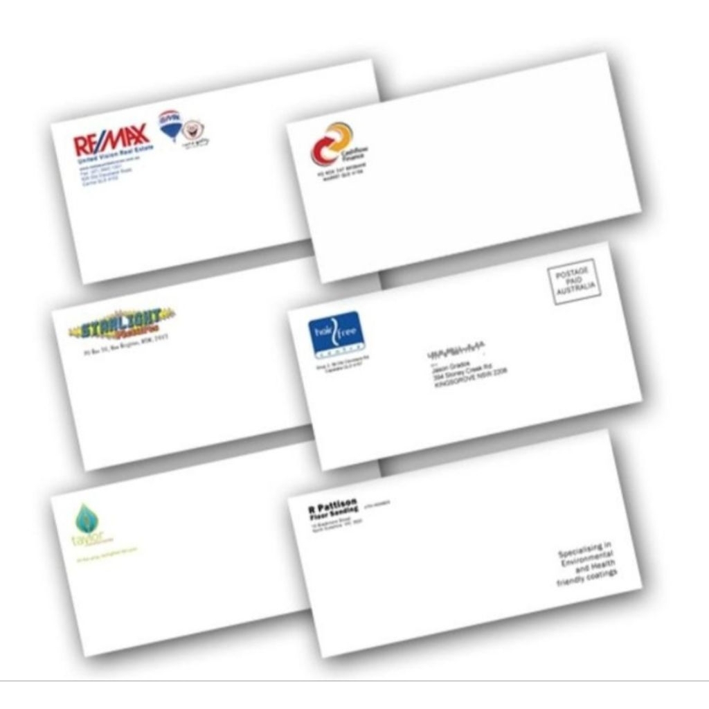 Cetak Amplop Kop Surat Kantor / Print Amplop Putih Logo Alamat Custom