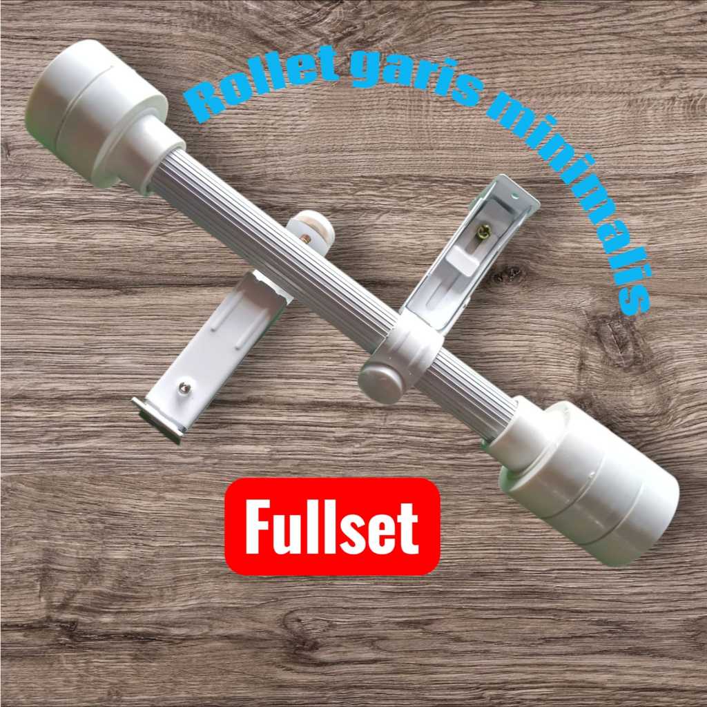 BATANG BESI TIANG GORDEN PINTU JENDELA ROLLET GARIS MINIMALIS FULLSET