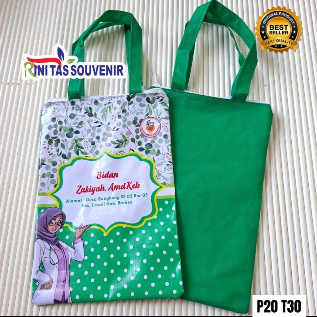 tas bidan resleting KIA tas kia bidan tas buku kia