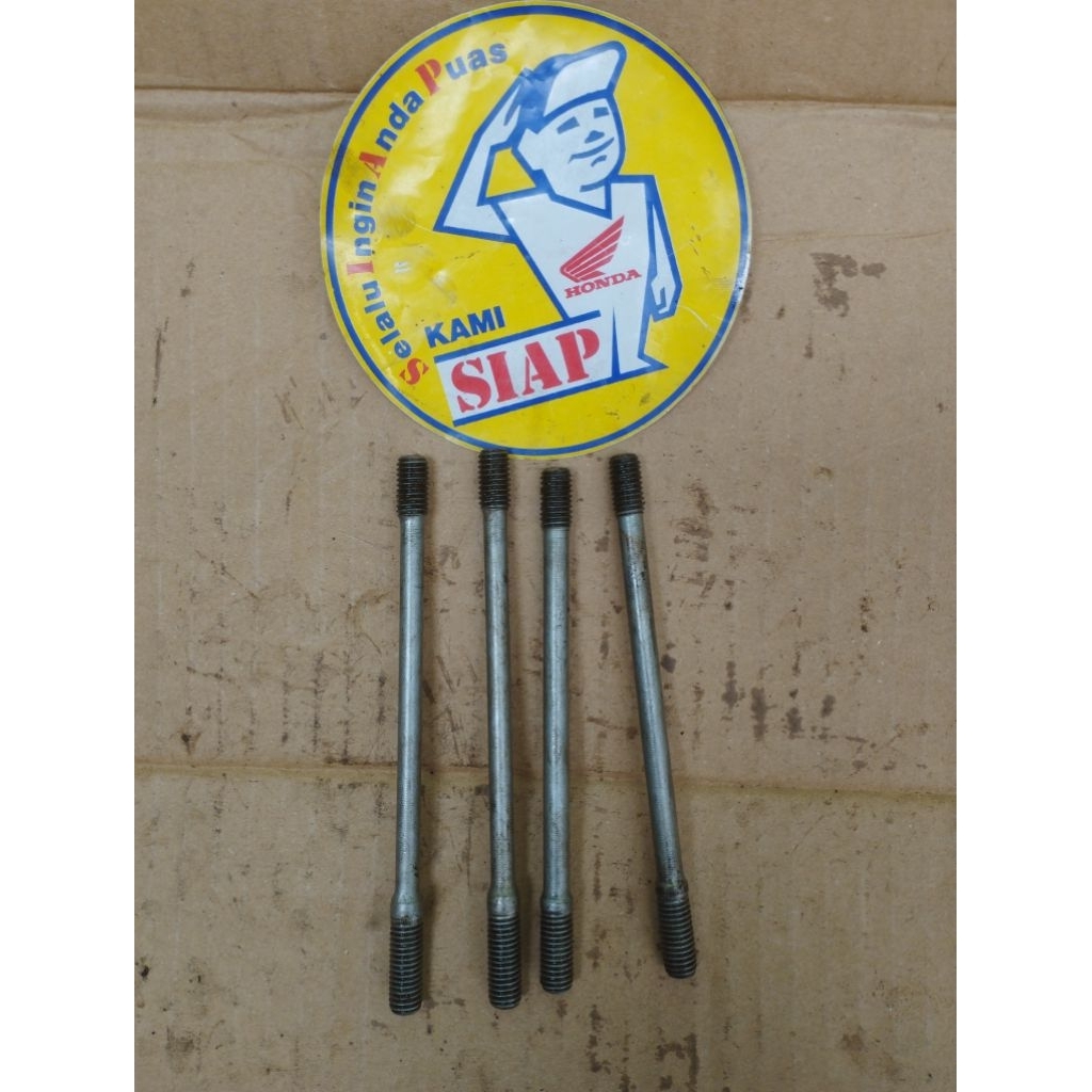 Baud Baut Ancer Tusuk Sate Blok Kop Honda Cg110 Cg125 Cg 110 Cg 125 Original Ori Termurah Langka