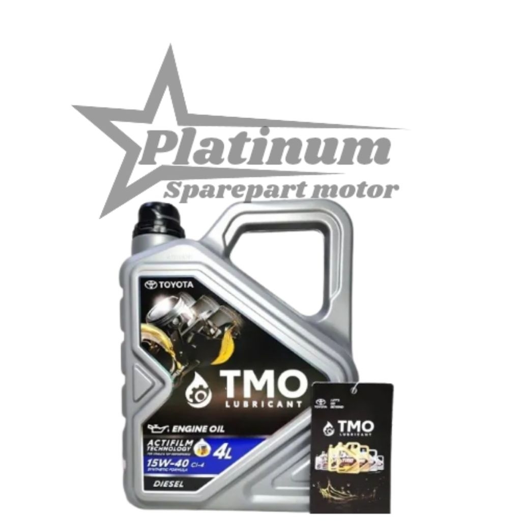 oli Mesin mobil TMO TOYOTA 15w-40 kemasa 4liter diesel