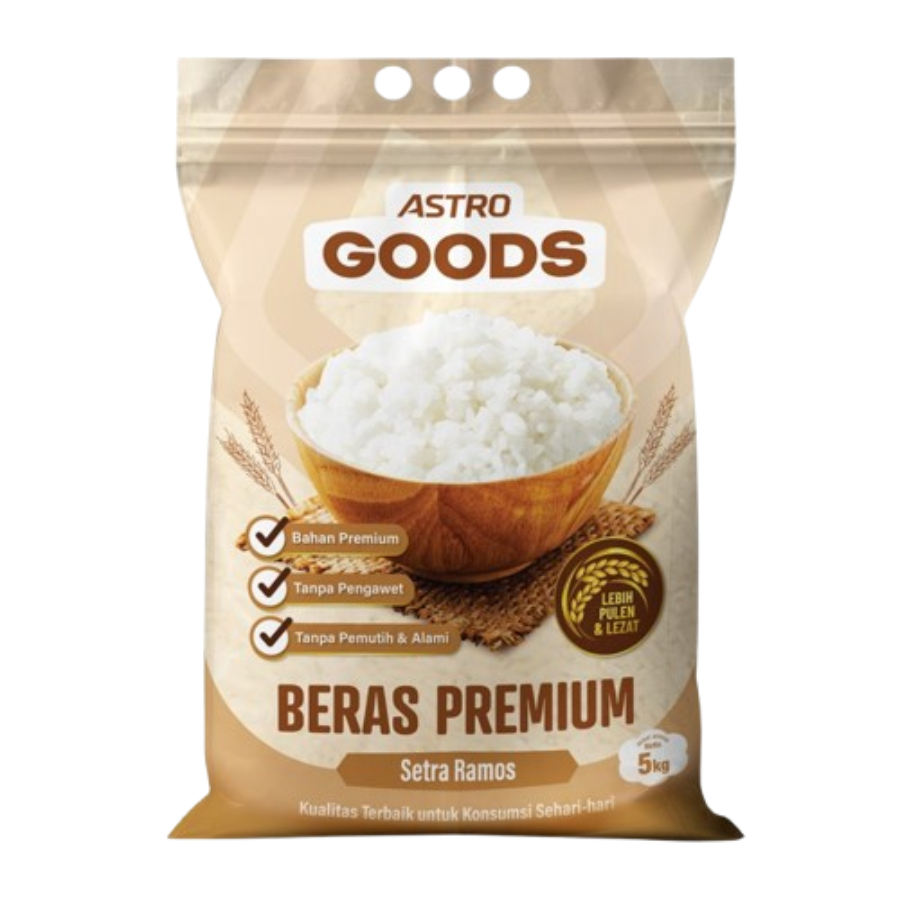 

Beras Premium Astro Goods 5kg/Setra Ramos