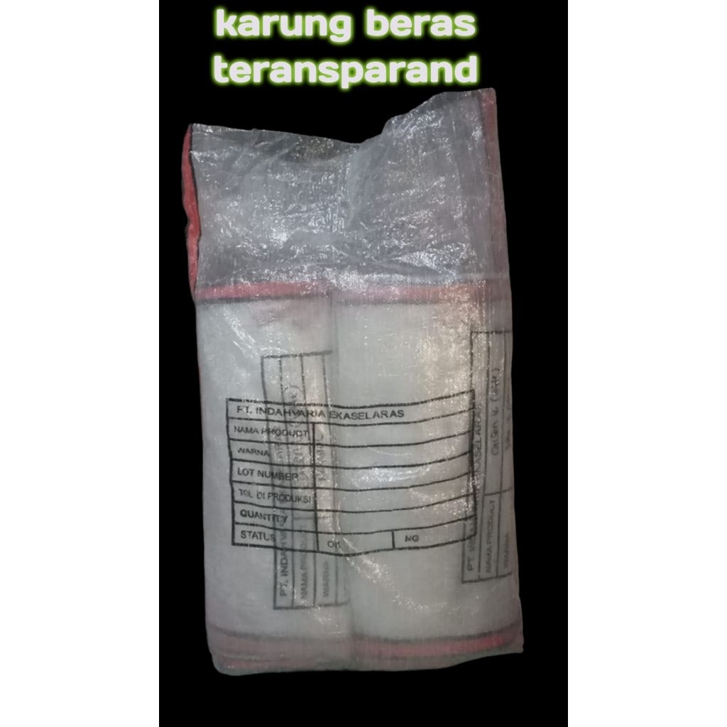 karung bekas beras transferan 50 kg isi(50pcs)