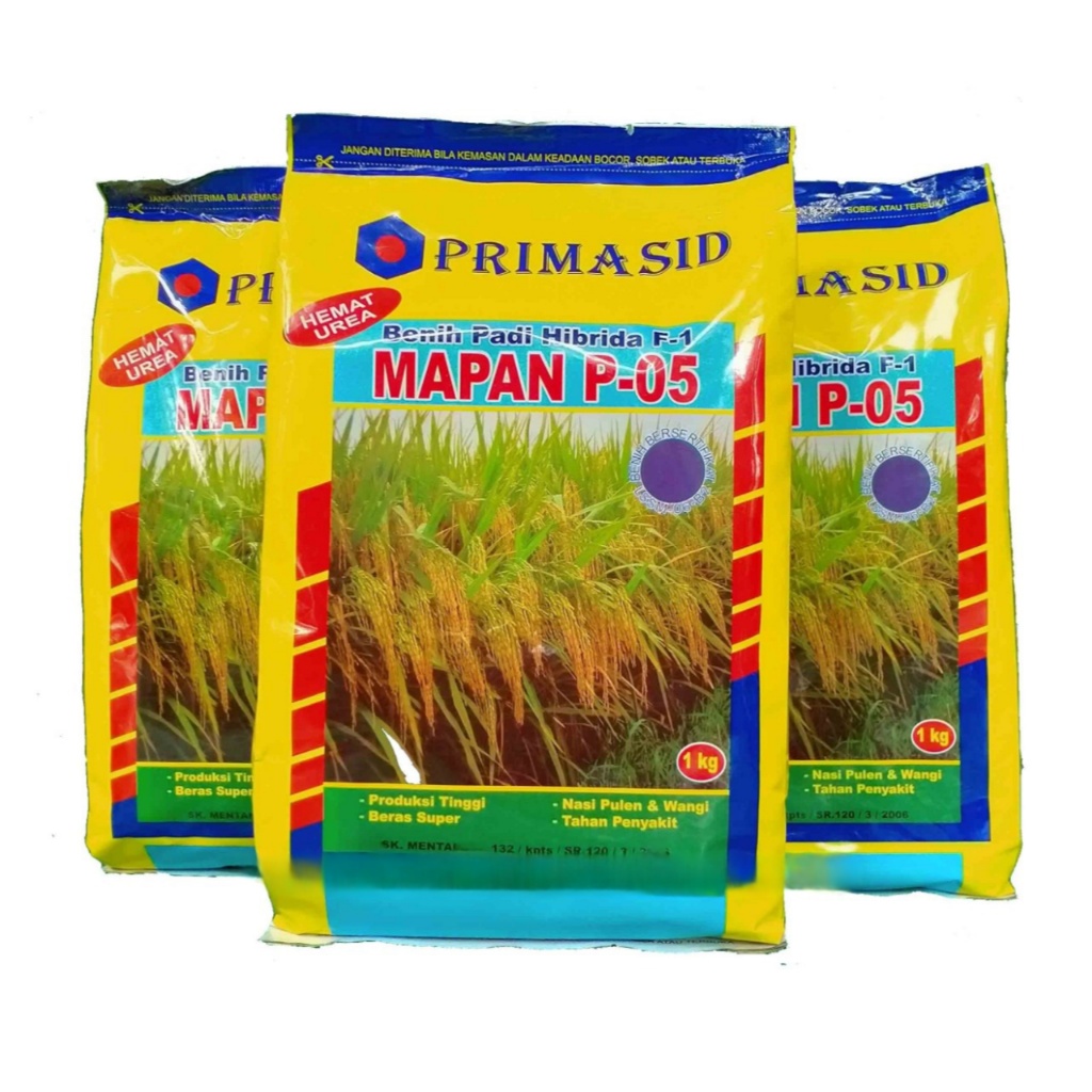 [ BUNDLE ] [ BELI 2 GRATIS 1 ] Benih Padi Hibrida Mapan P 05 Exp bulan 04 & 05 - 2026 Original 100%