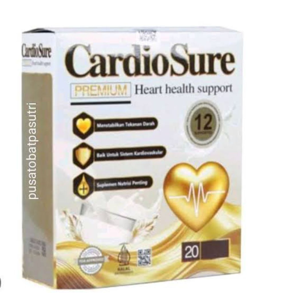 

CARDIOSURE MILK SUSU OBAT HIPERTENSI STRUK JANTUNG KORONER KOLESTROL ASAM URAT ORIGINAL IMPORT