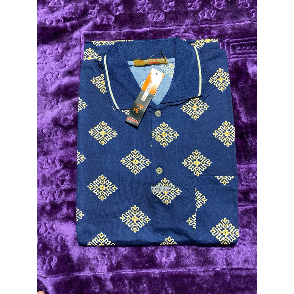 Kaos Kerah Bapak-Bapak || Kaos Kerah Kantong Adem || Kaos Ping-An