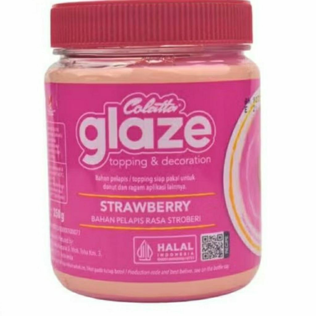

colata glaze strawberry 250gram