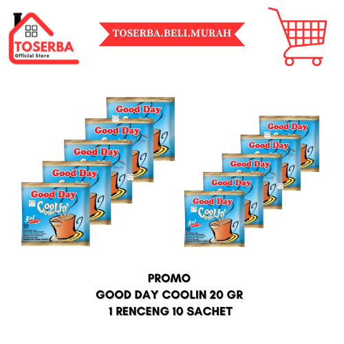 

[READY STOCK] PROMO Good Day Cooling Coffee 20gr 1 Renceng 10 Sachet