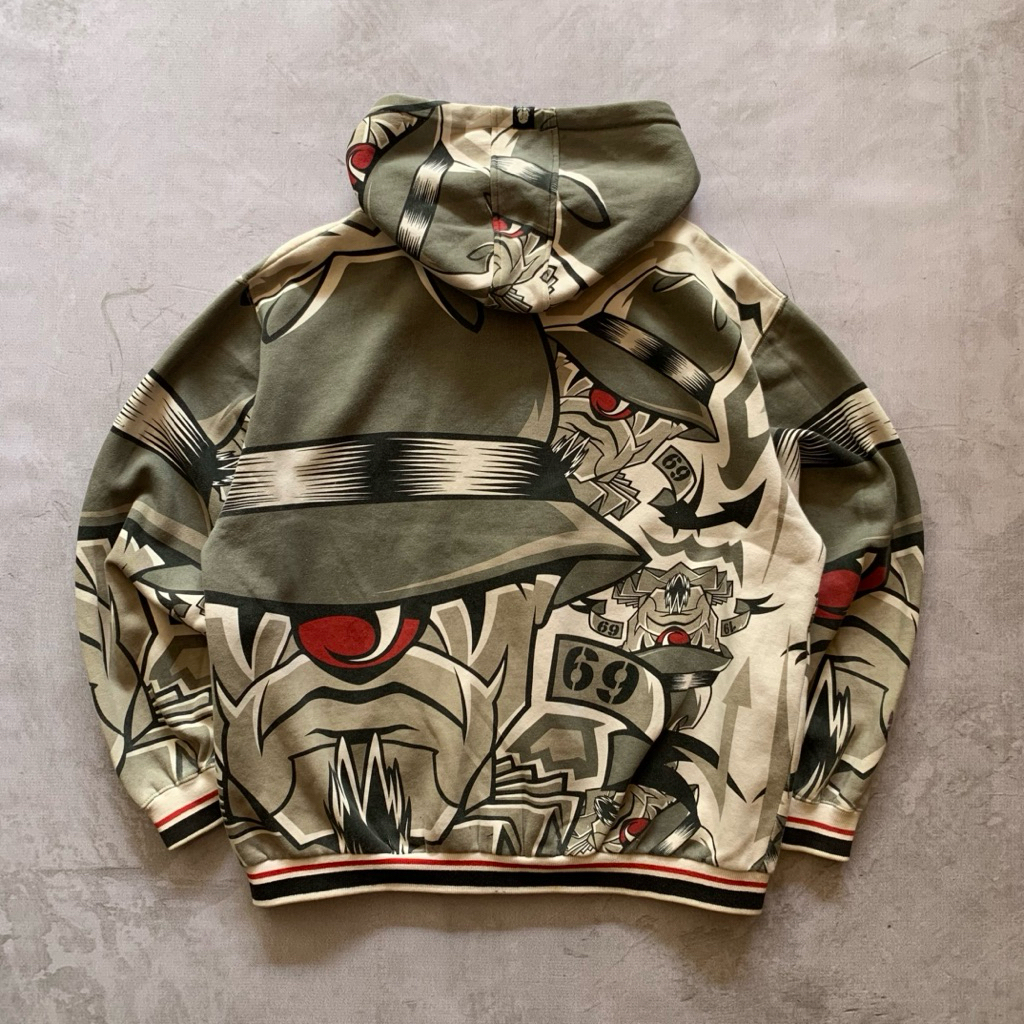 Joker Brand Full Print Zip Hoodie | Estevan Oriol | Mister Cartoon