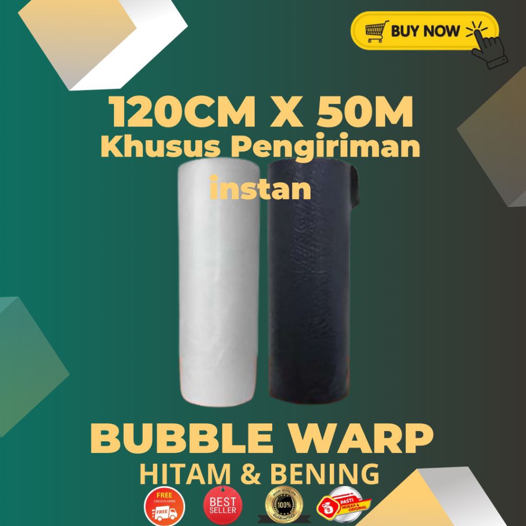 

Bubble Warp ROLL Utuh Packing Paket 125cm x 50meter Tebal Dan Murah