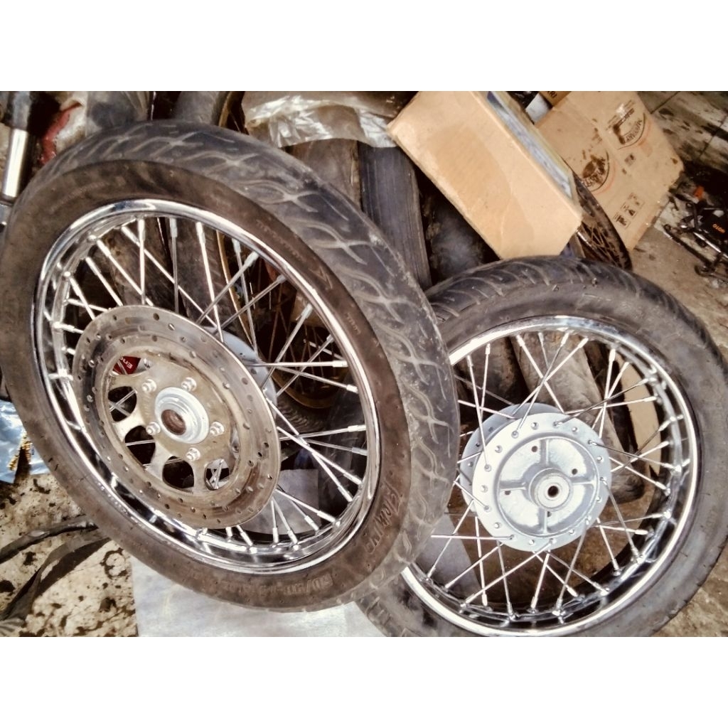 velg fullset Ring'14 Revo lama karisma kirana Supra fit new Supra x 125 Old