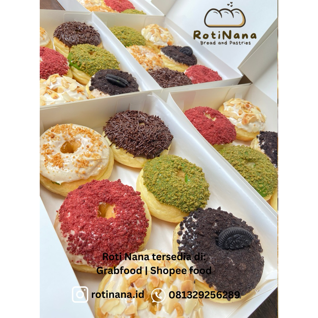 

Donat kentang topping