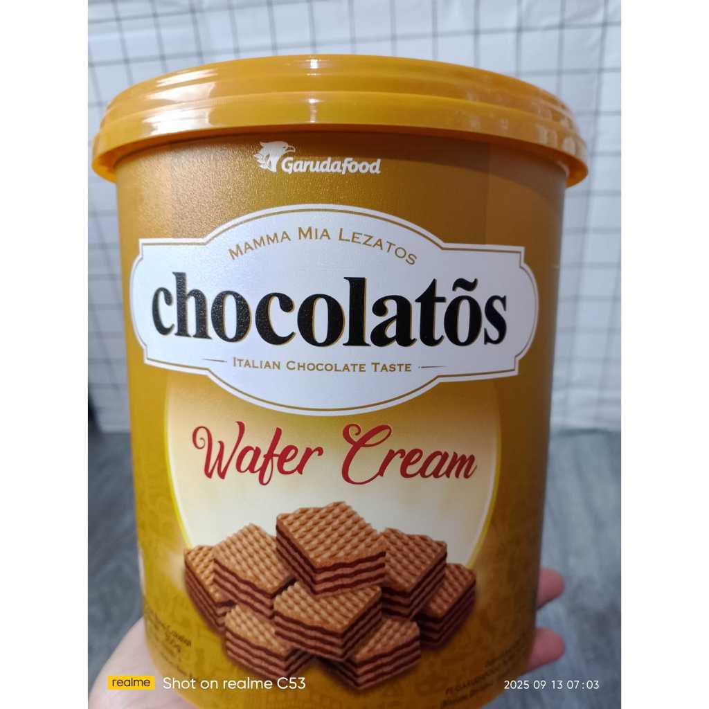 

CHOCOLATOS Chocolatos Wafer Cream 300 gram EXP FEBRUARI 2026