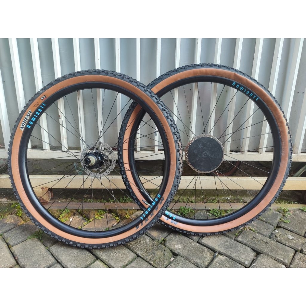 Wheelset 29er jangkrik keras tapak lebar 3,5cm ban maxxis tanwall skinwall bukan xl2 siskiu T7 entit