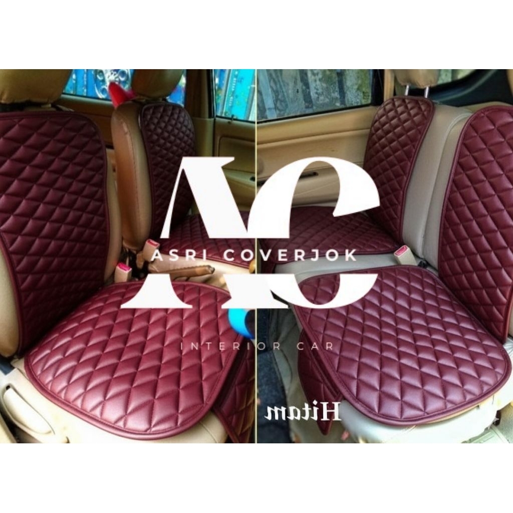 Alas Duduk dan Sandaran Jok Mobil Premium Leather Jok Depan dan Tengah
