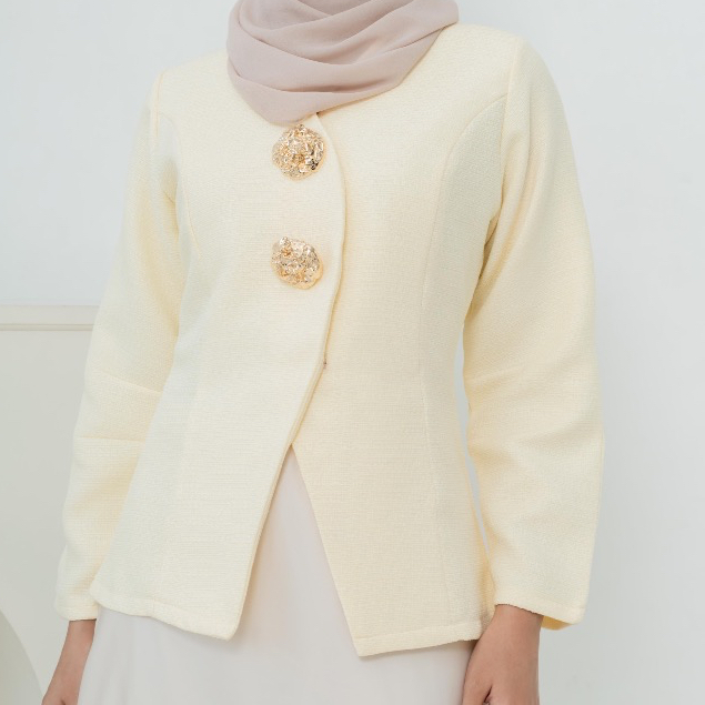 DISKON LUCY TOP - ATASAN WANITA LENGAN PANJANG - BLOUSE WANITA - KEMEJA WANITA FITTED