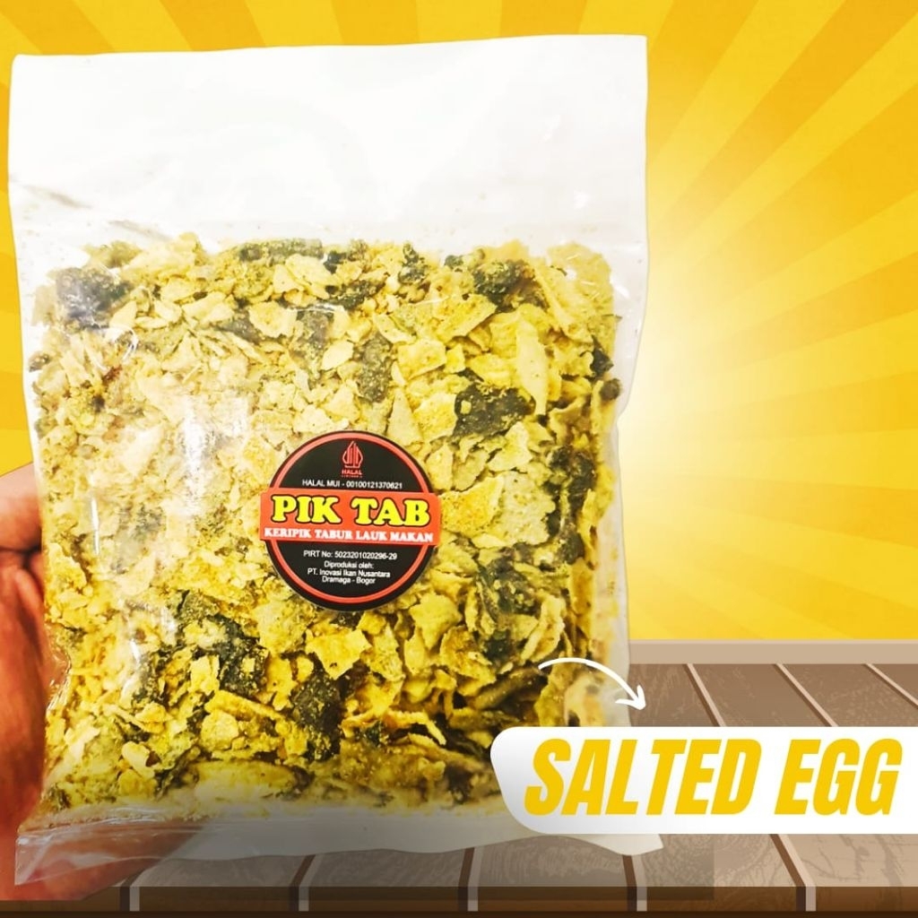 

Keripik tabur lauk makan,kulit patin