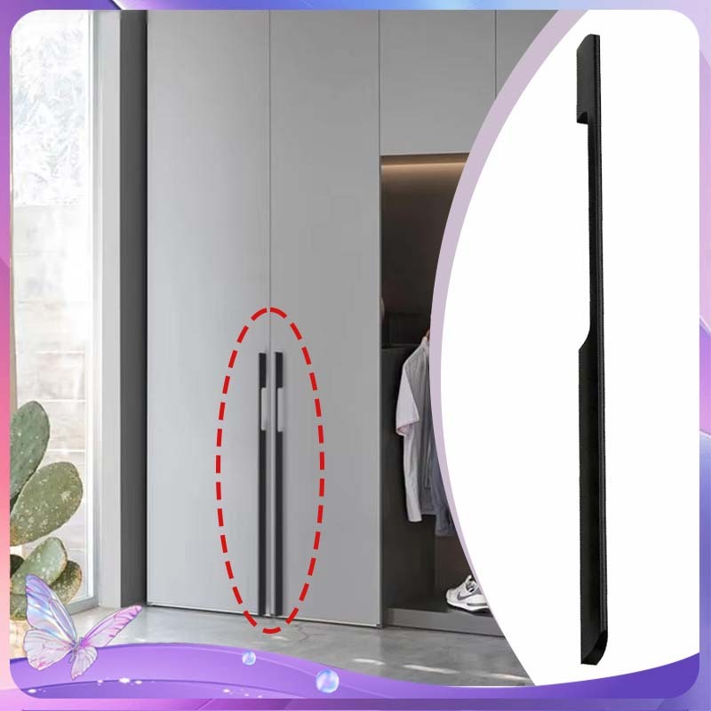 1 Meter Tarikan Lemari Dapur Handle Handle Lemari Panjang Tarikan Pintu Lemari Lemari Minimalis Gaga