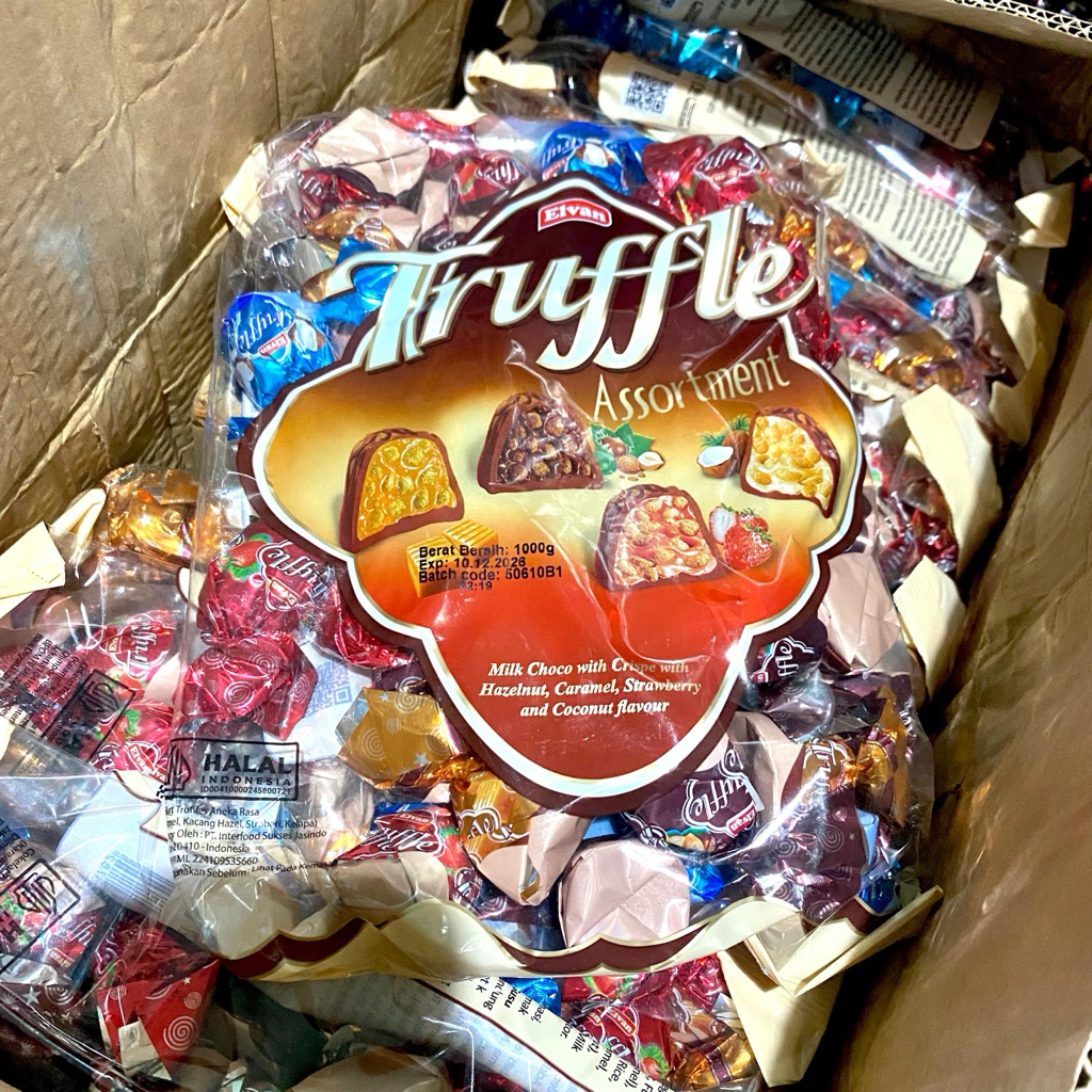 

coklat turkey lokal elvan truffle assortment 1kg