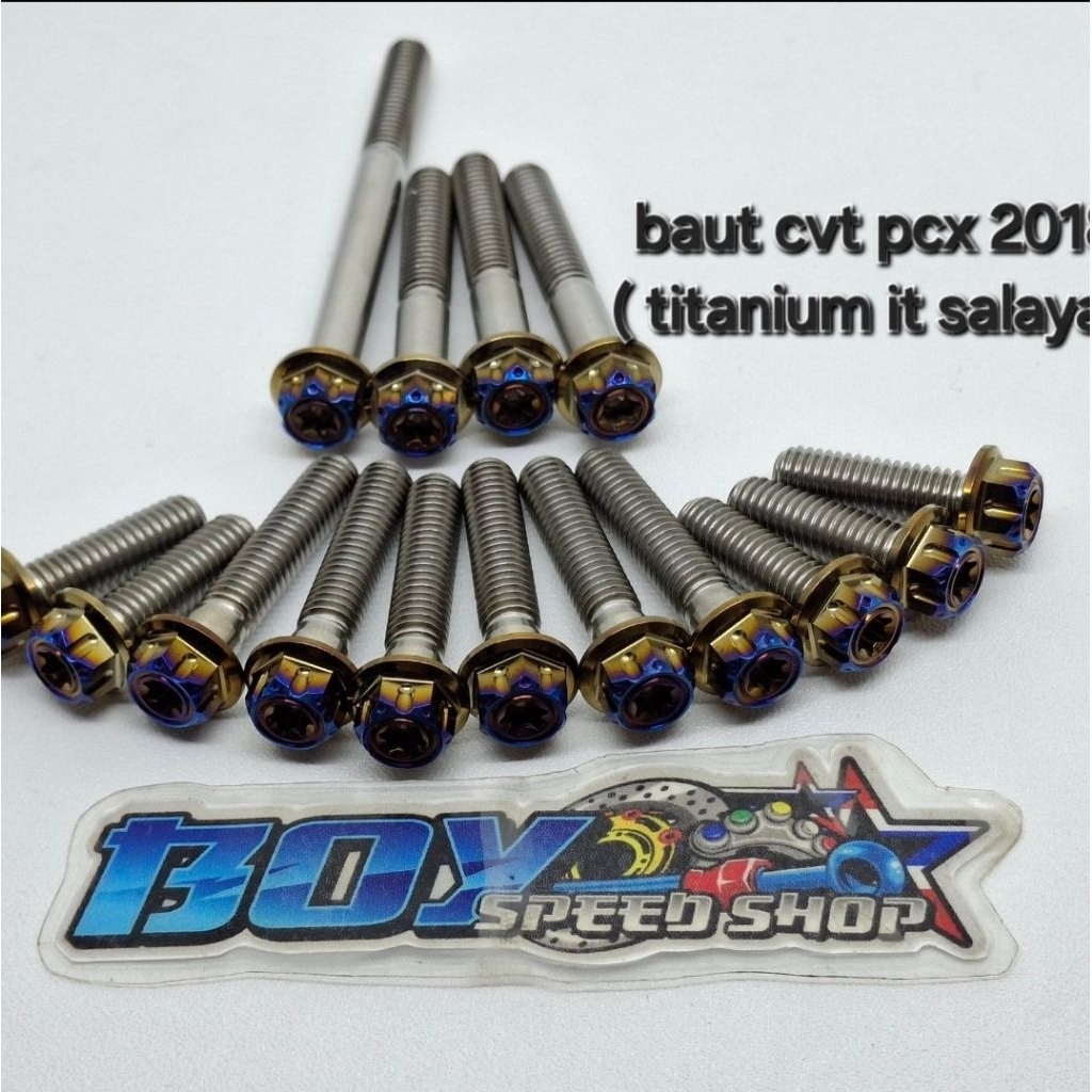 Baut CVT Titanium merek IT SALAYA untuk Honda PCX