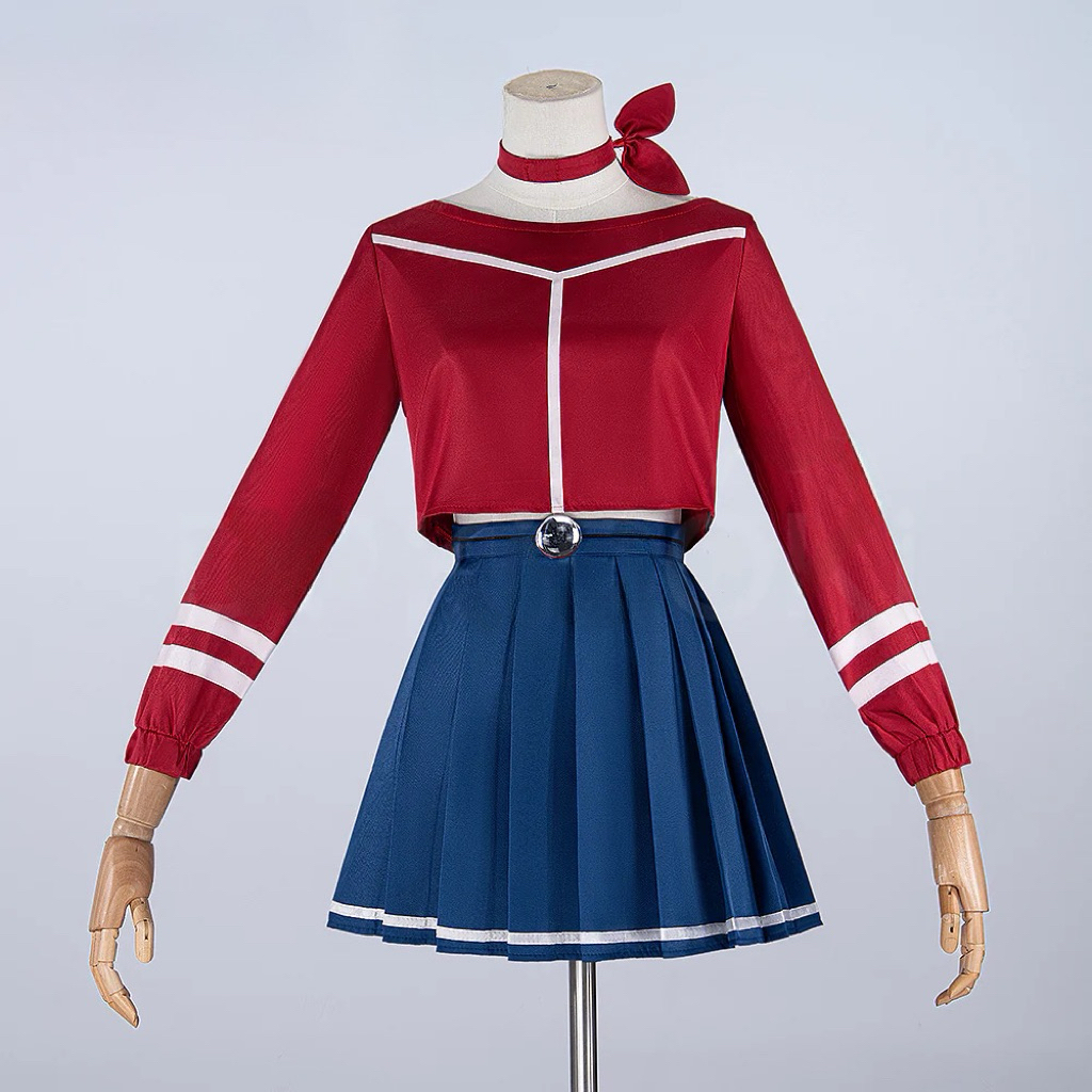 【Moonfairy】Ready Stock - Mita Miside Cosplay Costume Fullset Wig Anime Game Horor Kostum Mita Miside