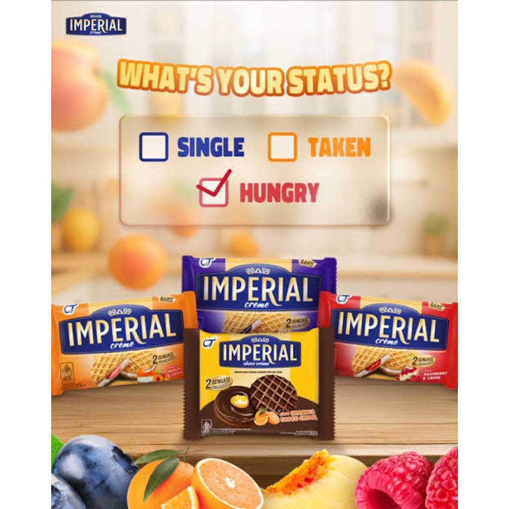 

Biskuit Imperial creme 27gr @1pcs