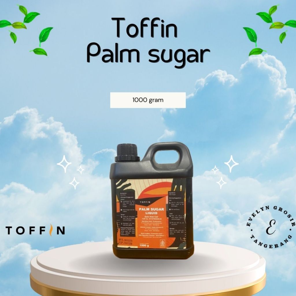 

Toffin Organic Aren Sugar - Gula Aren Cair - Liquid Gula palm 1000gr