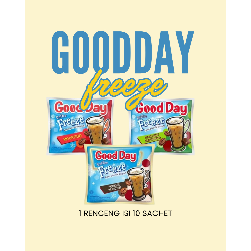 

Goodday Frezee 1 Renceng isi 10 Sachet