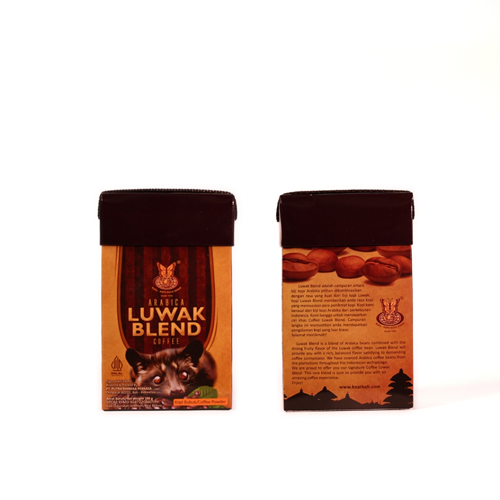 

opi Luwak Arabika Blend Cap Kupu Kupu Bola Dunia 100gr